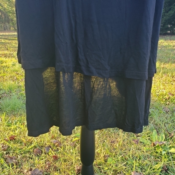 𝅺Black sleeveless top tanktop multi-layered - Picture 5 of 6